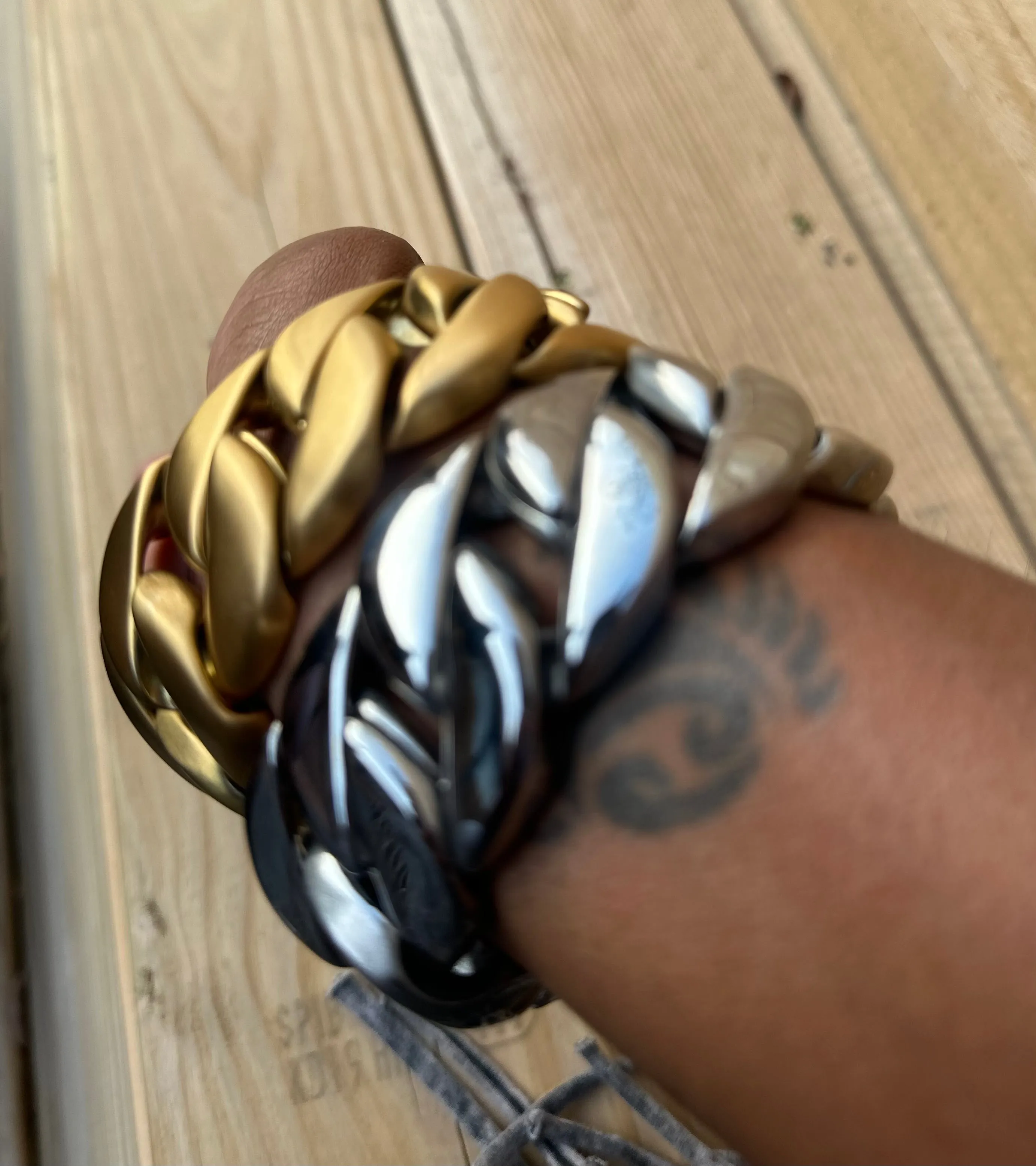 Chunky Cuban Bracelet(SHIP/PICK UP 7-10 DAYS)