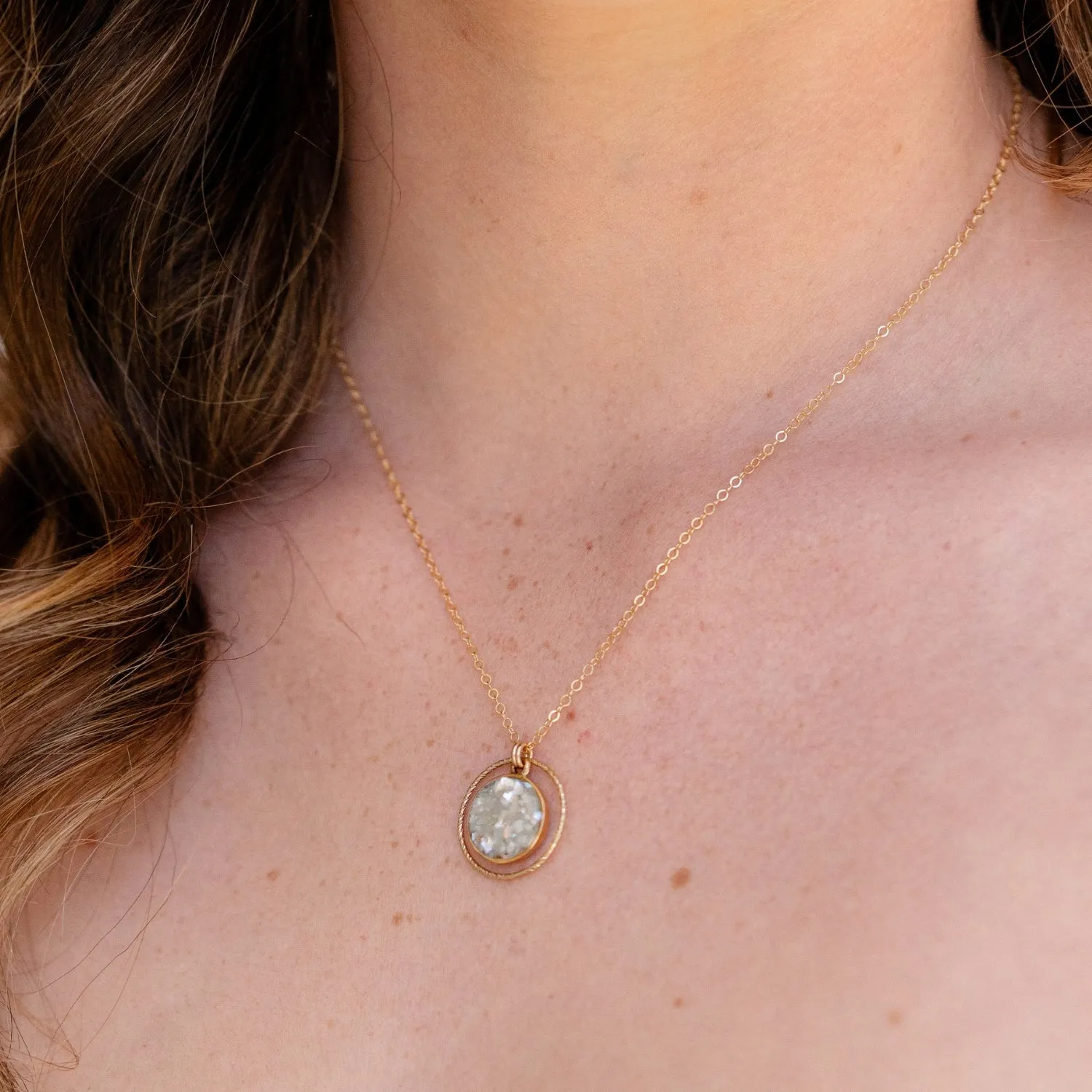 Circle of Love - Turquoise necklace