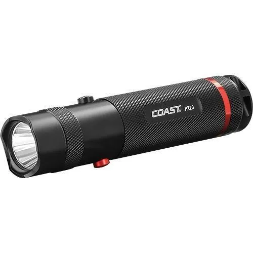 Coast PX20 White and Red LED Flashlight