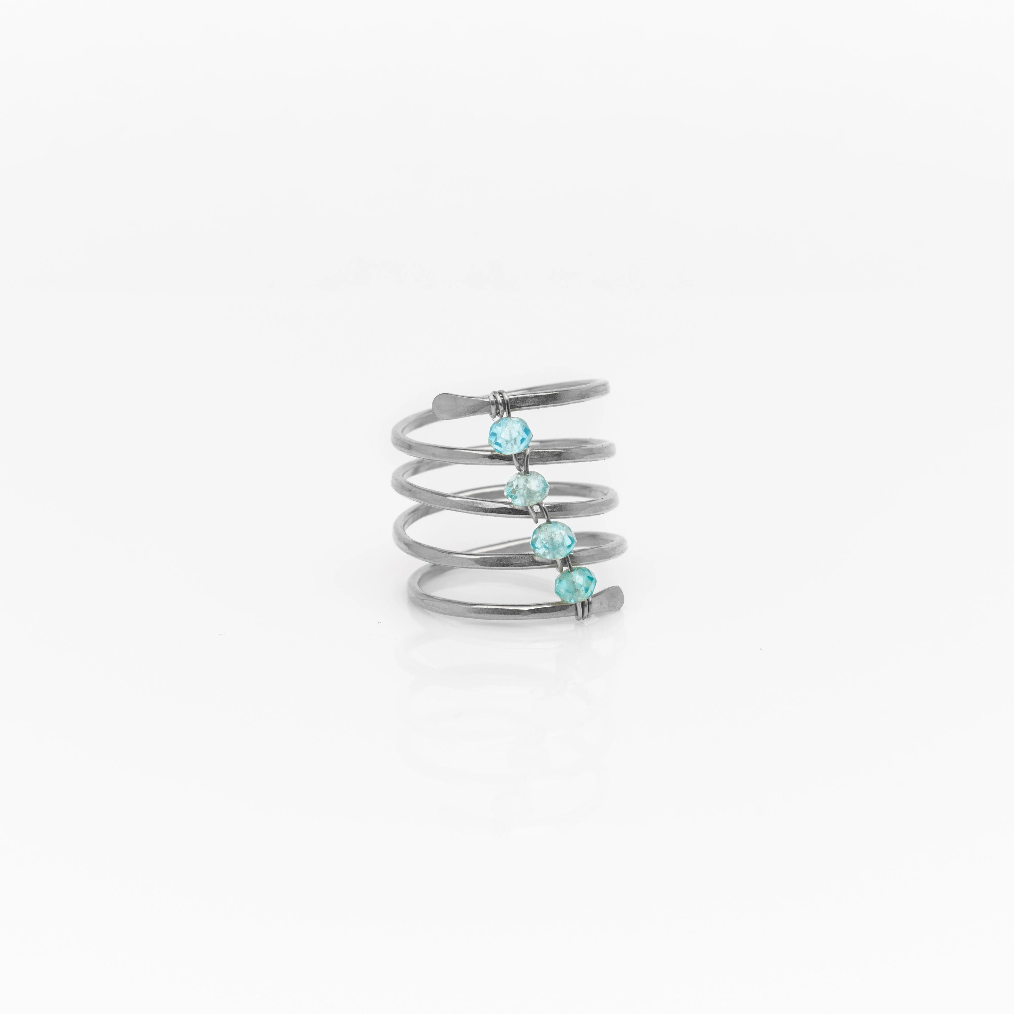 Coil Stone Ring