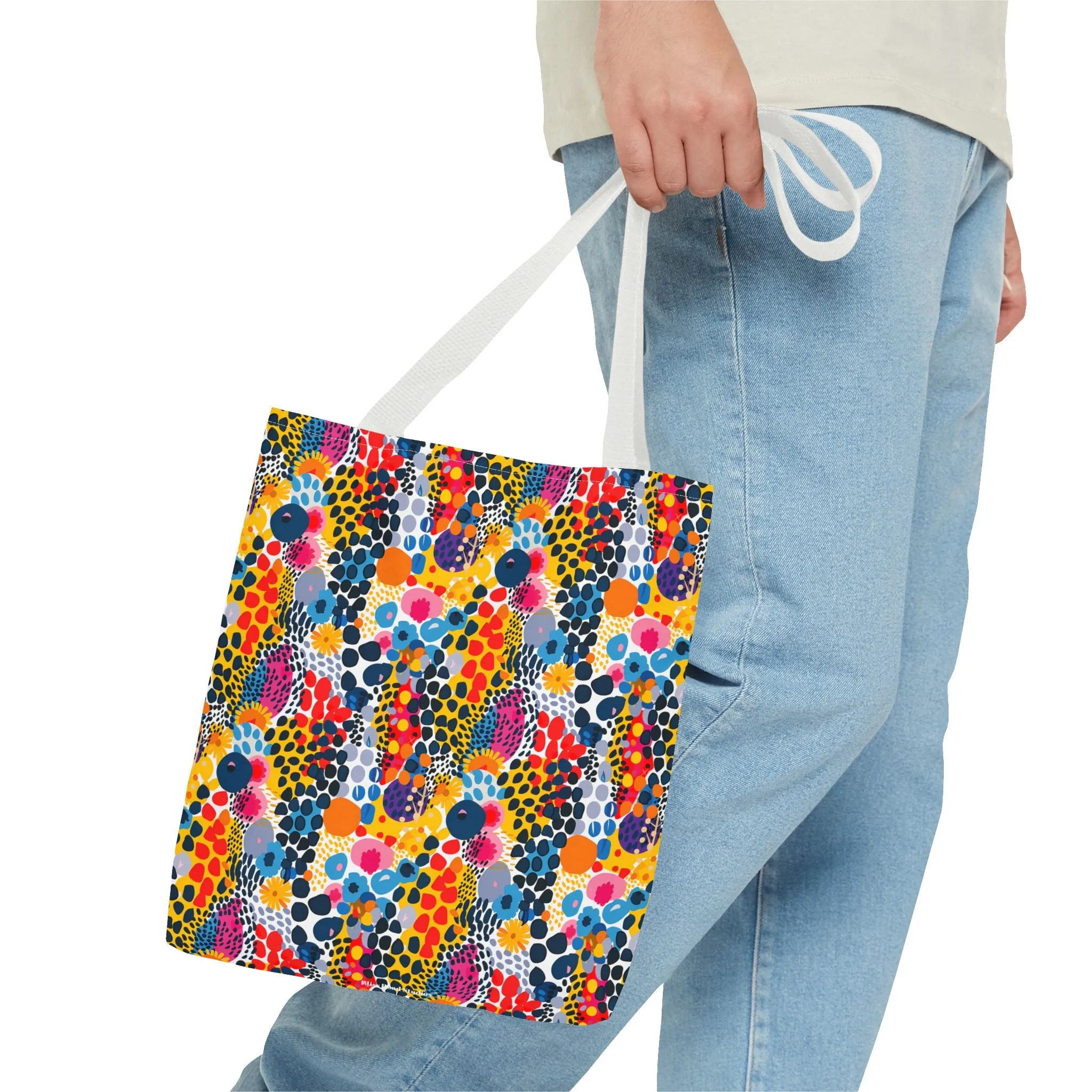 ColorSplash Pop Tote Bag - Pop into Style with a Splash of Color! Available in 3 sizes.