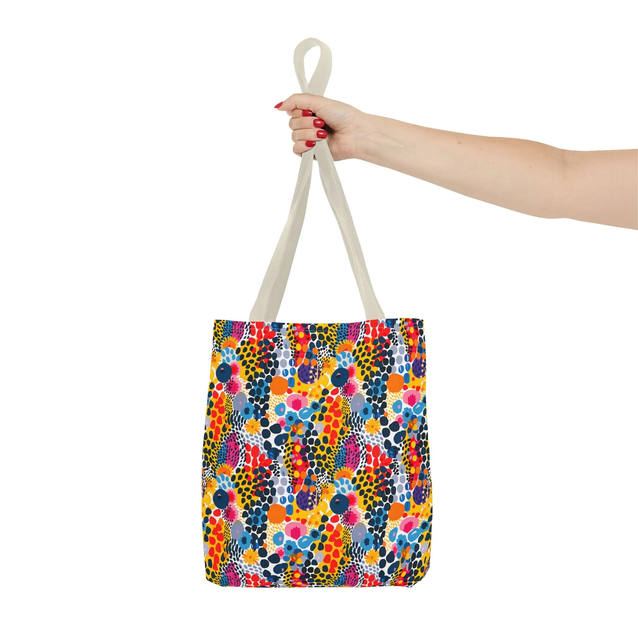 ColorSplash Pop Tote Bag - Pop into Style with a Splash of Color! Available in 3 sizes.