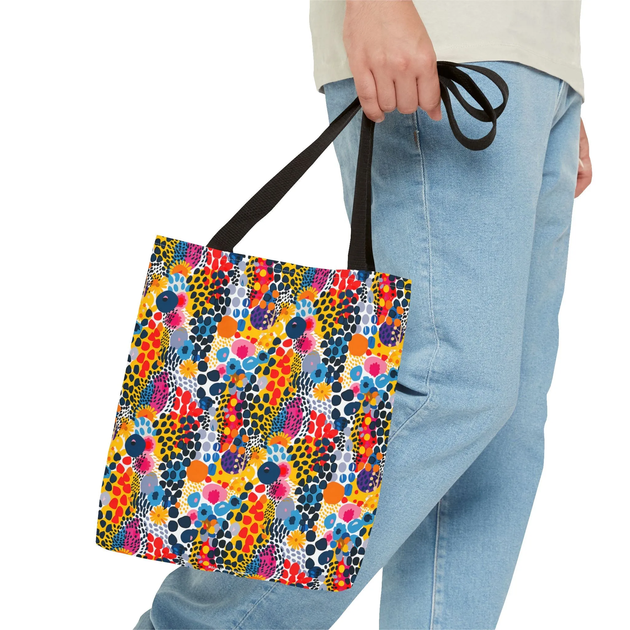 ColorSplash Pop Tote Bag - Pop into Style with a Splash of Color! Available in 3 sizes.
