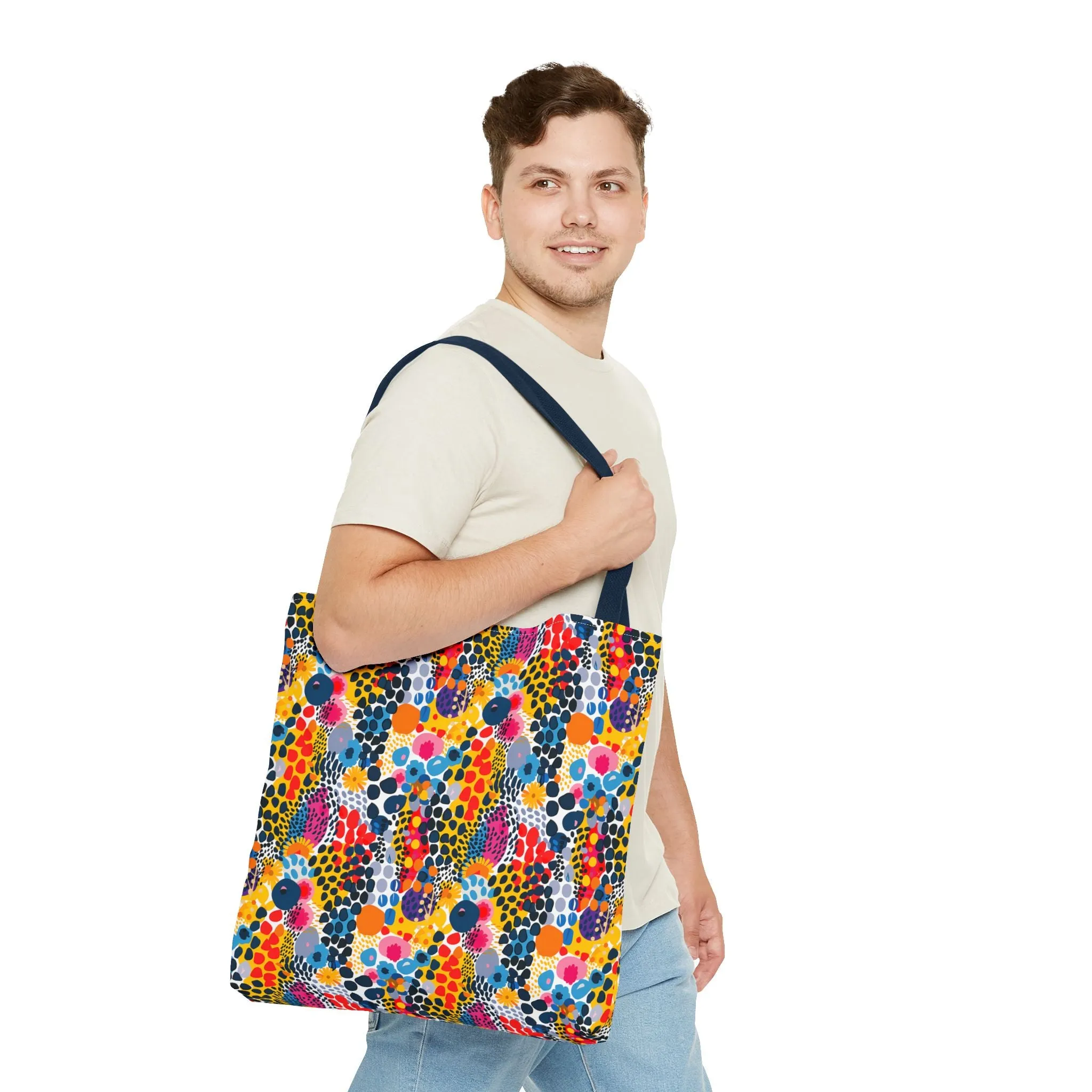 ColorSplash Pop Tote Bag - Pop into Style with a Splash of Color! Available in 3 sizes.