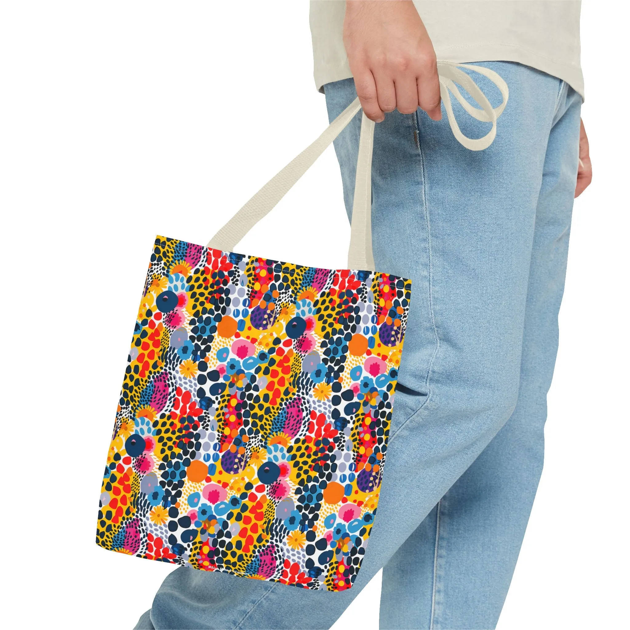 ColorSplash Pop Tote Bag - Pop into Style with a Splash of Color! Available in 3 sizes.