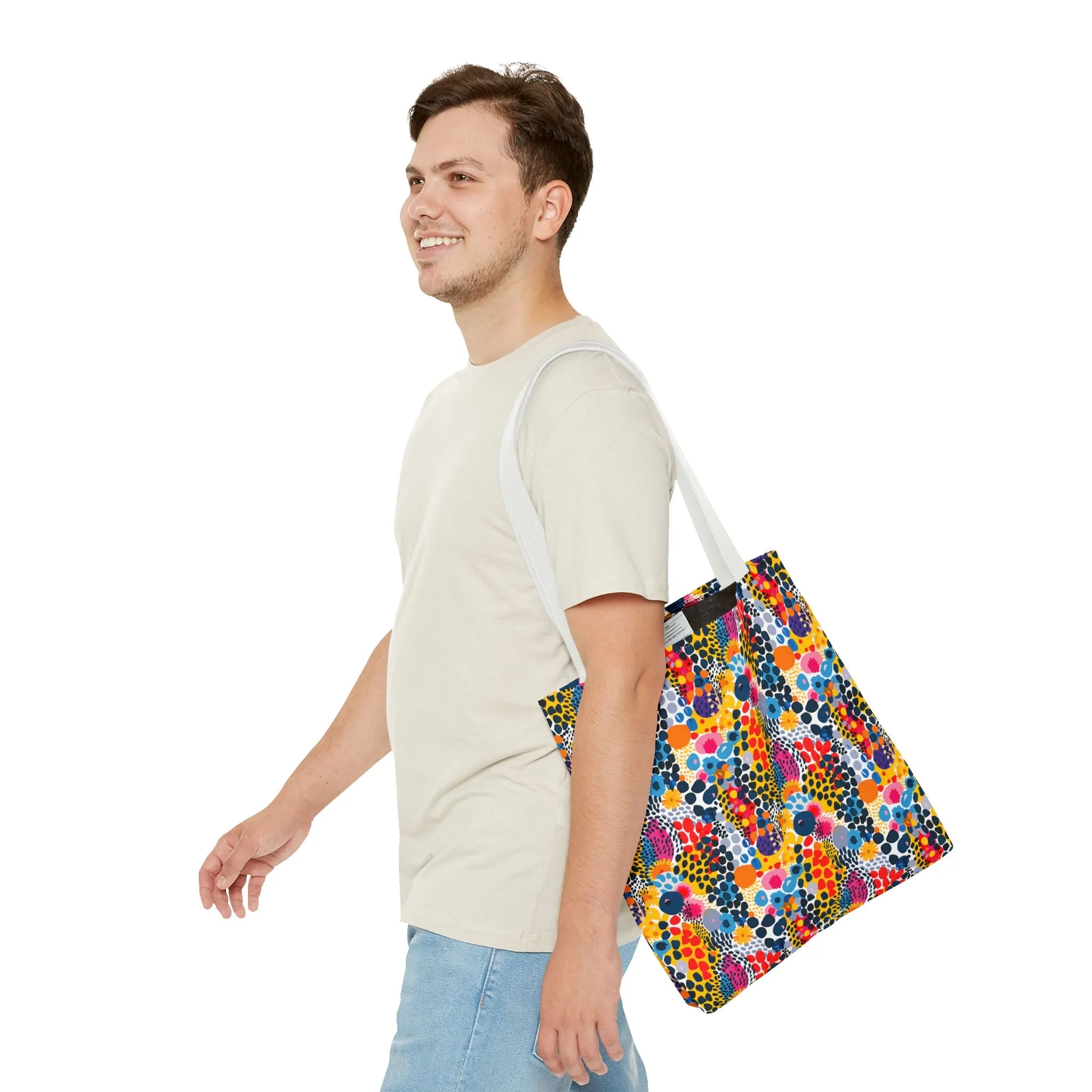 ColorSplash Pop Tote Bag - Pop into Style with a Splash of Color! Available in 3 sizes.