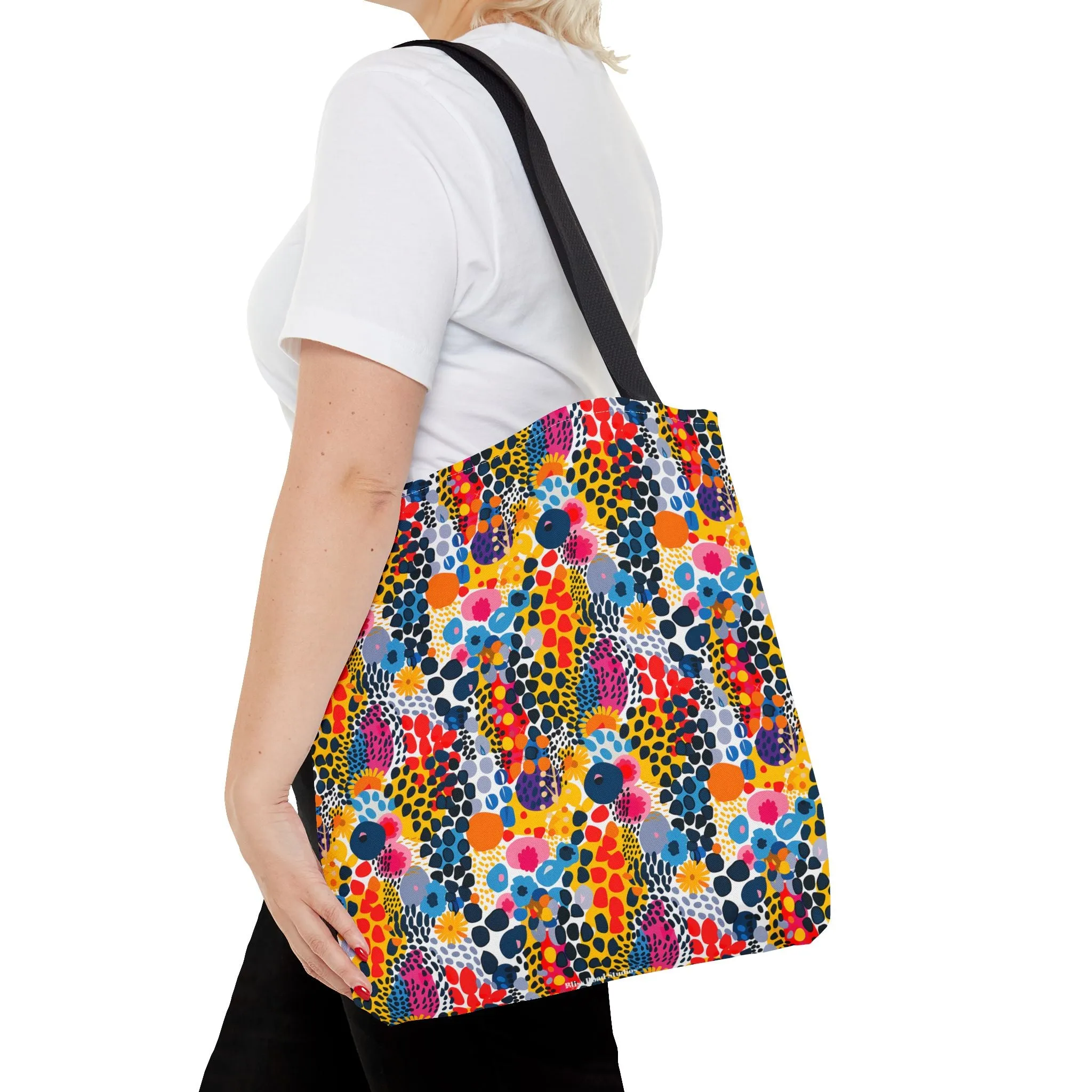 ColorSplash Pop Tote Bag - Pop into Style with a Splash of Color! Available in 3 sizes.