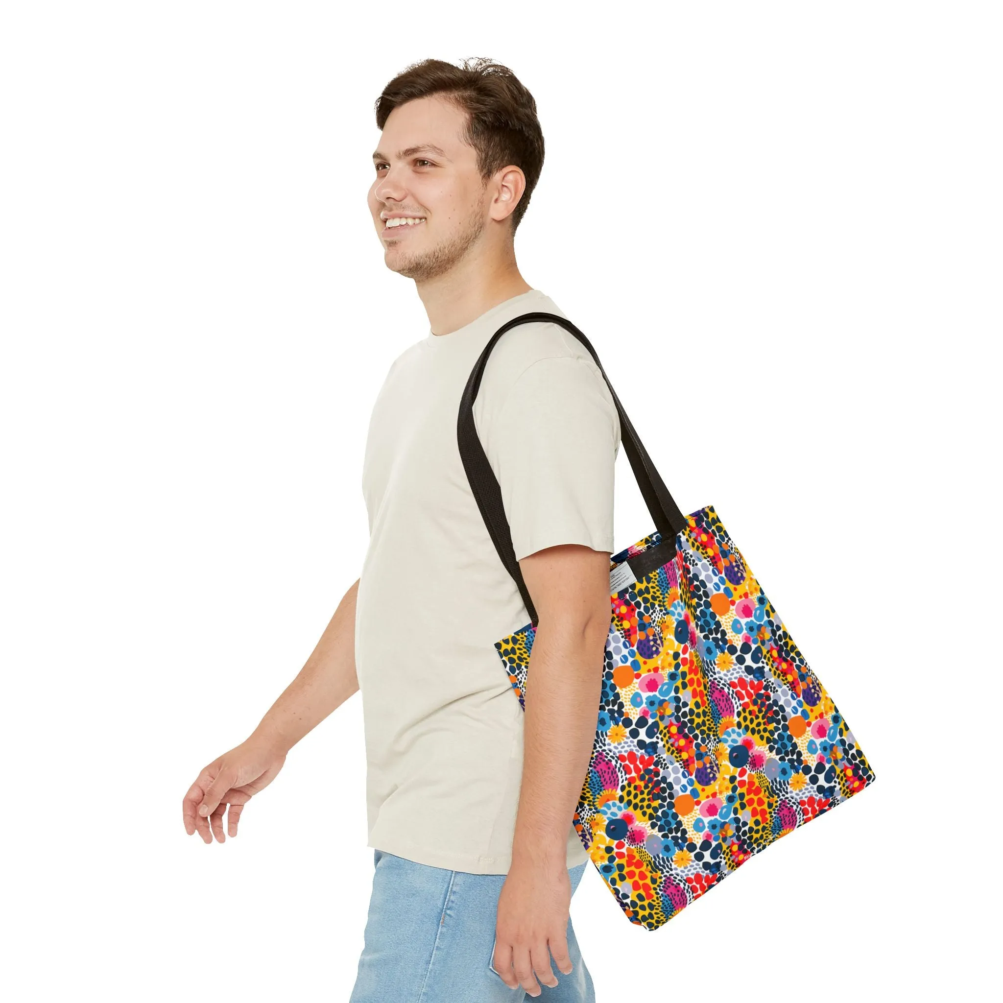 ColorSplash Pop Tote Bag - Pop into Style with a Splash of Color! Available in 3 sizes.
