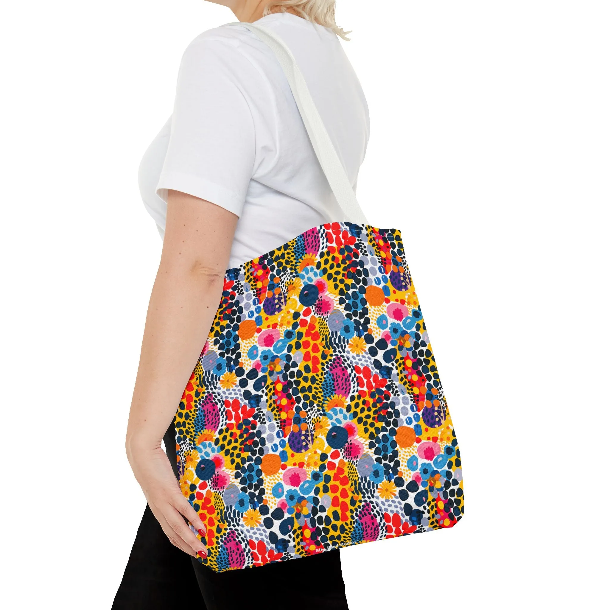 ColorSplash Pop Tote Bag - Pop into Style with a Splash of Color! Available in 3 sizes.