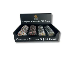 Compact Mirrors and Pill Boxes - Fruit and Strawberry Thief 24 Units