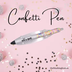 Confetti - Personalizable - Pen