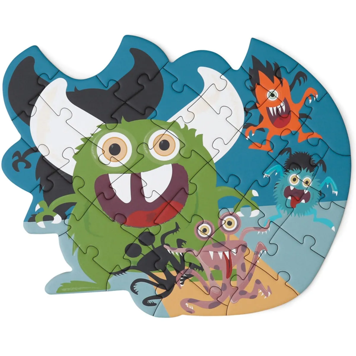 Contour Compact Puzzle - Monsters
