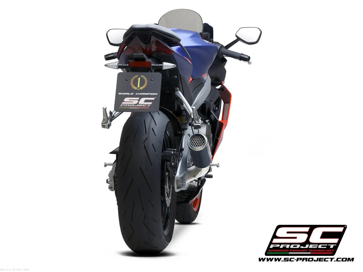 CR-T Exhaust by SC-Project Aprilia RS 660 / Tuono 660 / 2020 to 2023