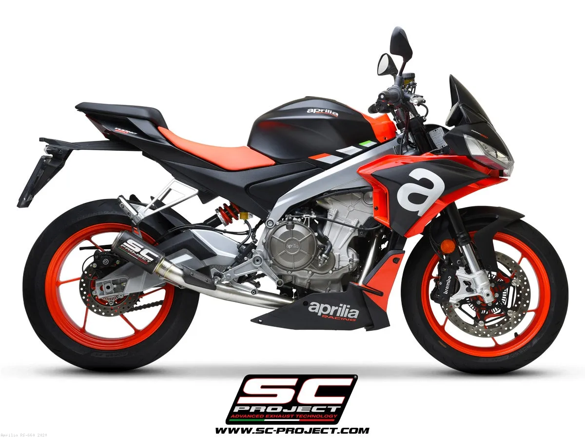 CR-T Exhaust by SC-Project Aprilia RS 660 / Tuono 660 / 2020 to 2023