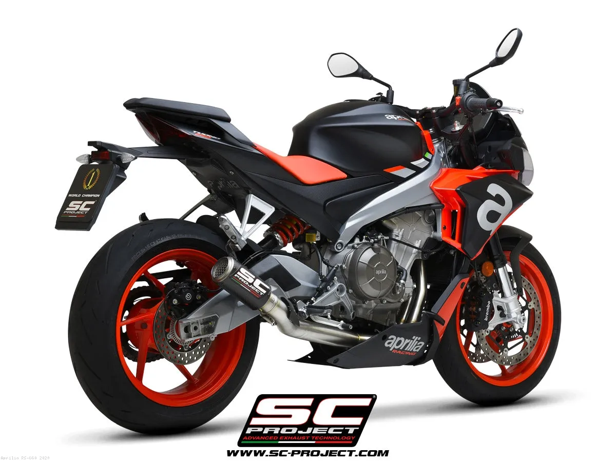 CR-T Exhaust by SC-Project Aprilia RS 660 / Tuono 660 / 2020 to 2023