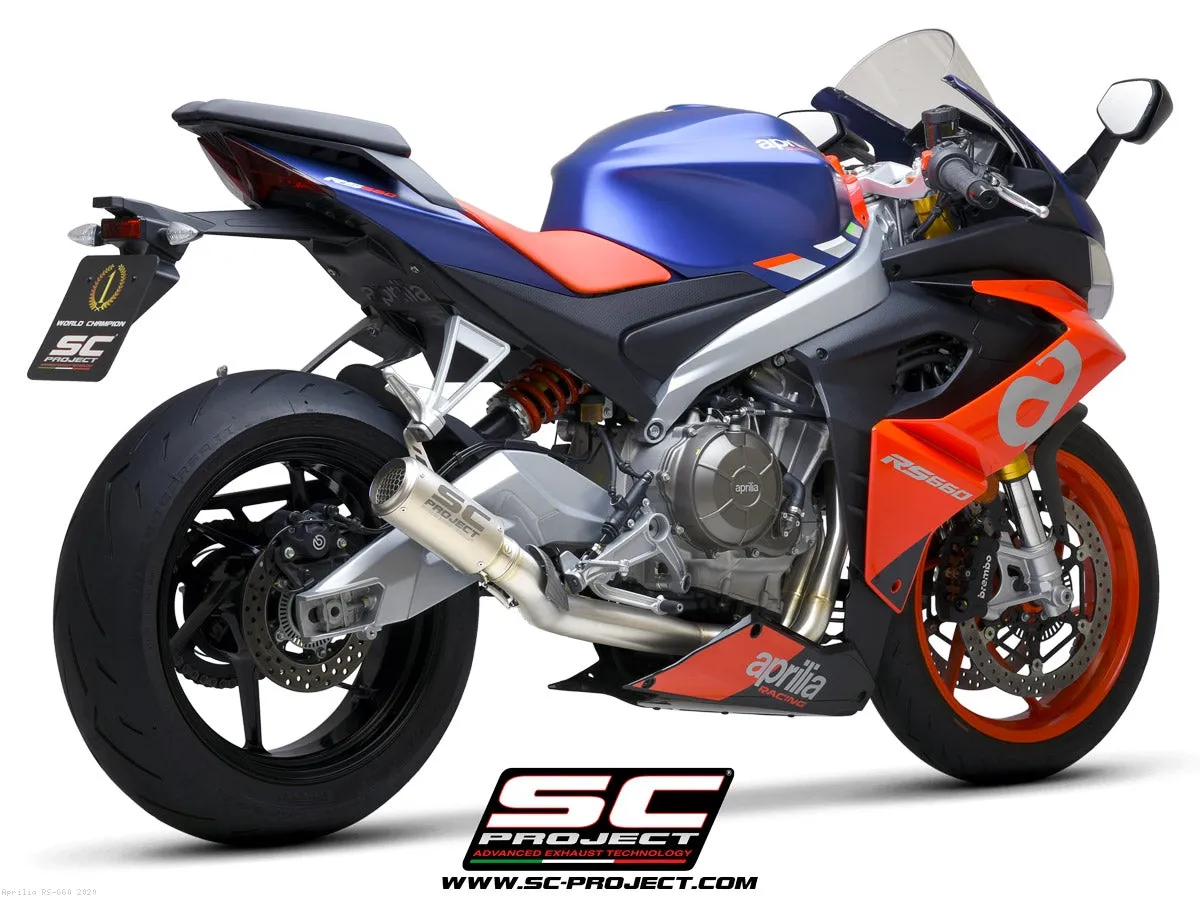 CR-T Exhaust by SC-Project Aprilia RS 660 / Tuono 660 / 2020 to 2023