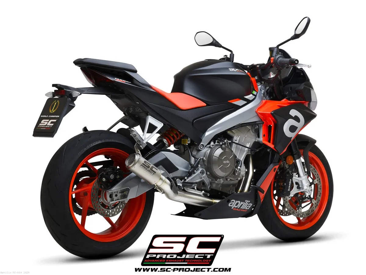 CR-T Exhaust by SC-Project Aprilia RS 660 / Tuono 660 / 2020 to 2023