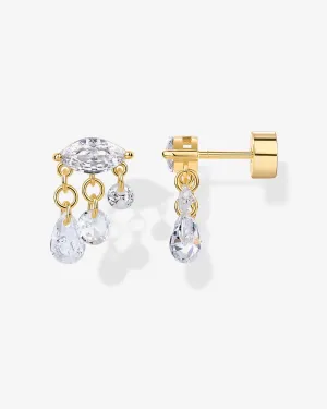 Crying Dangle Studs