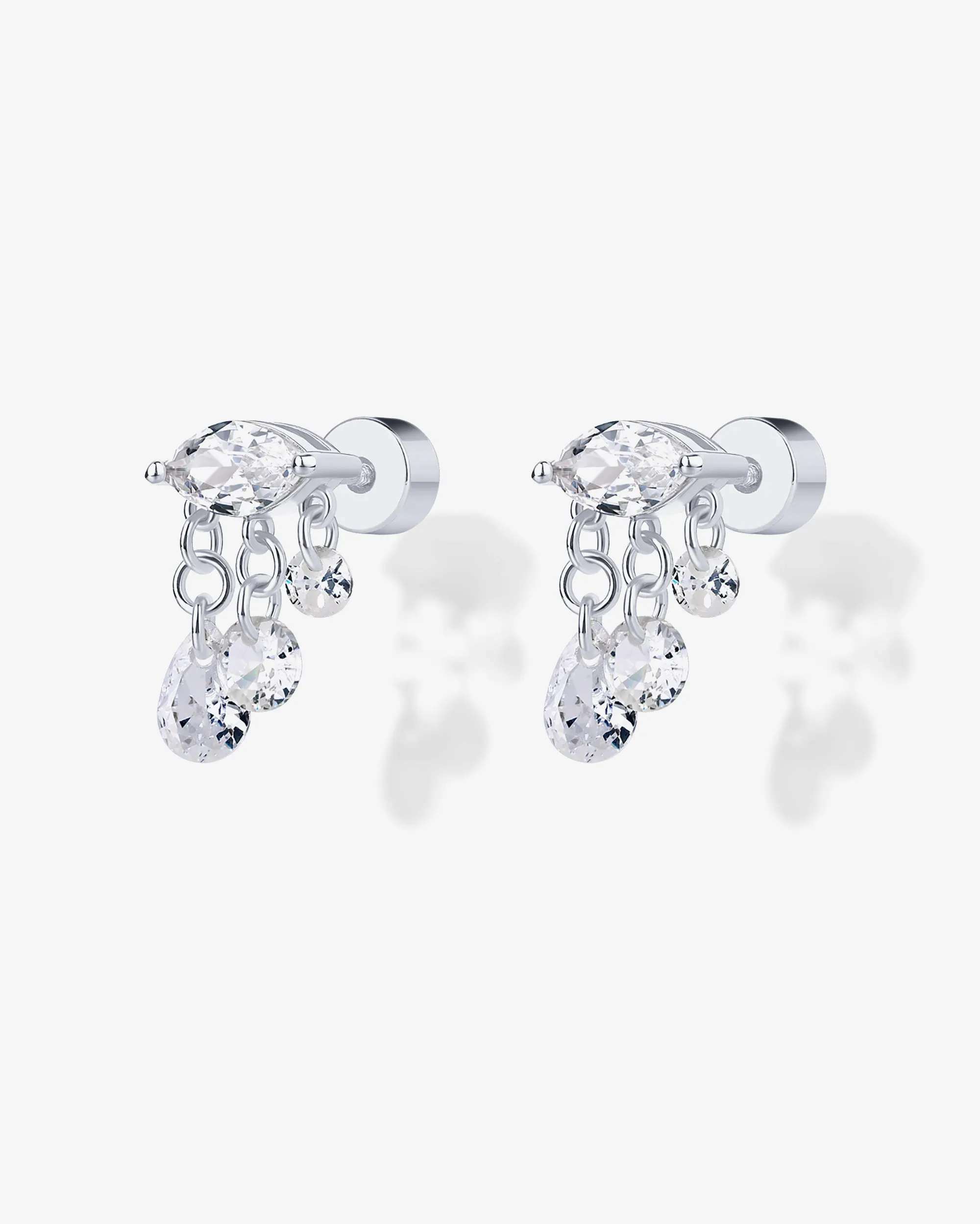 Crying Dangle Studs