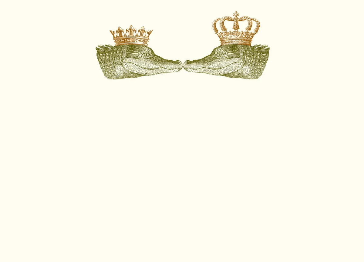 Customizable Kissing Gators A6 Notes