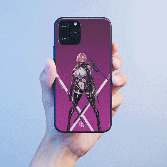 Cyber Ninja Girl LED Case for iPhone