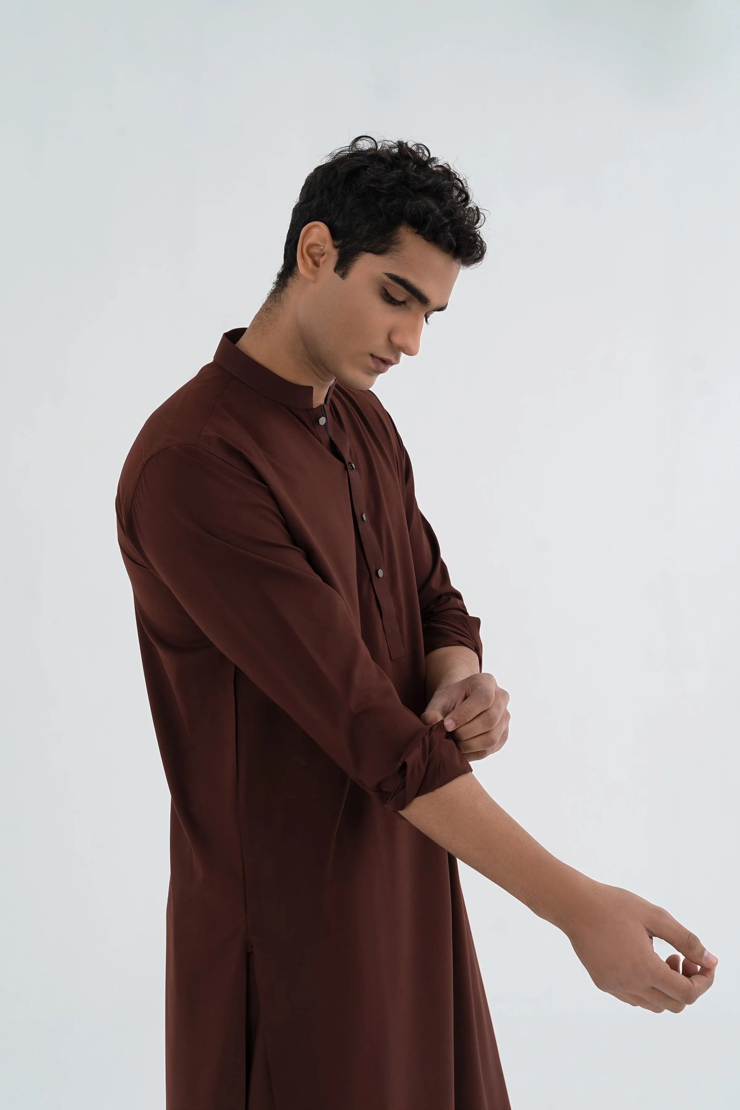 Dark Brown Kurta Shalwar