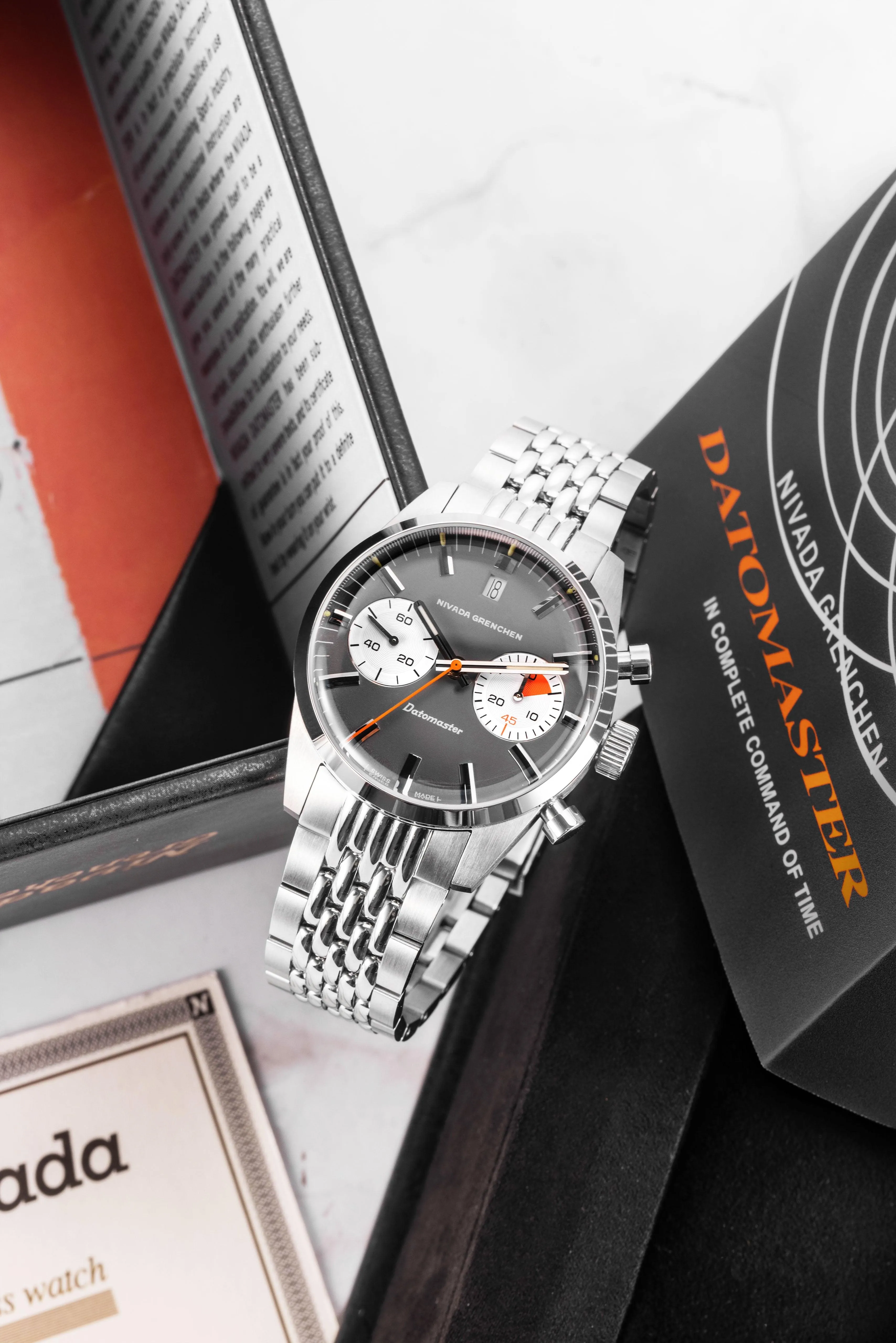 Datomaster 39mm Light Grey