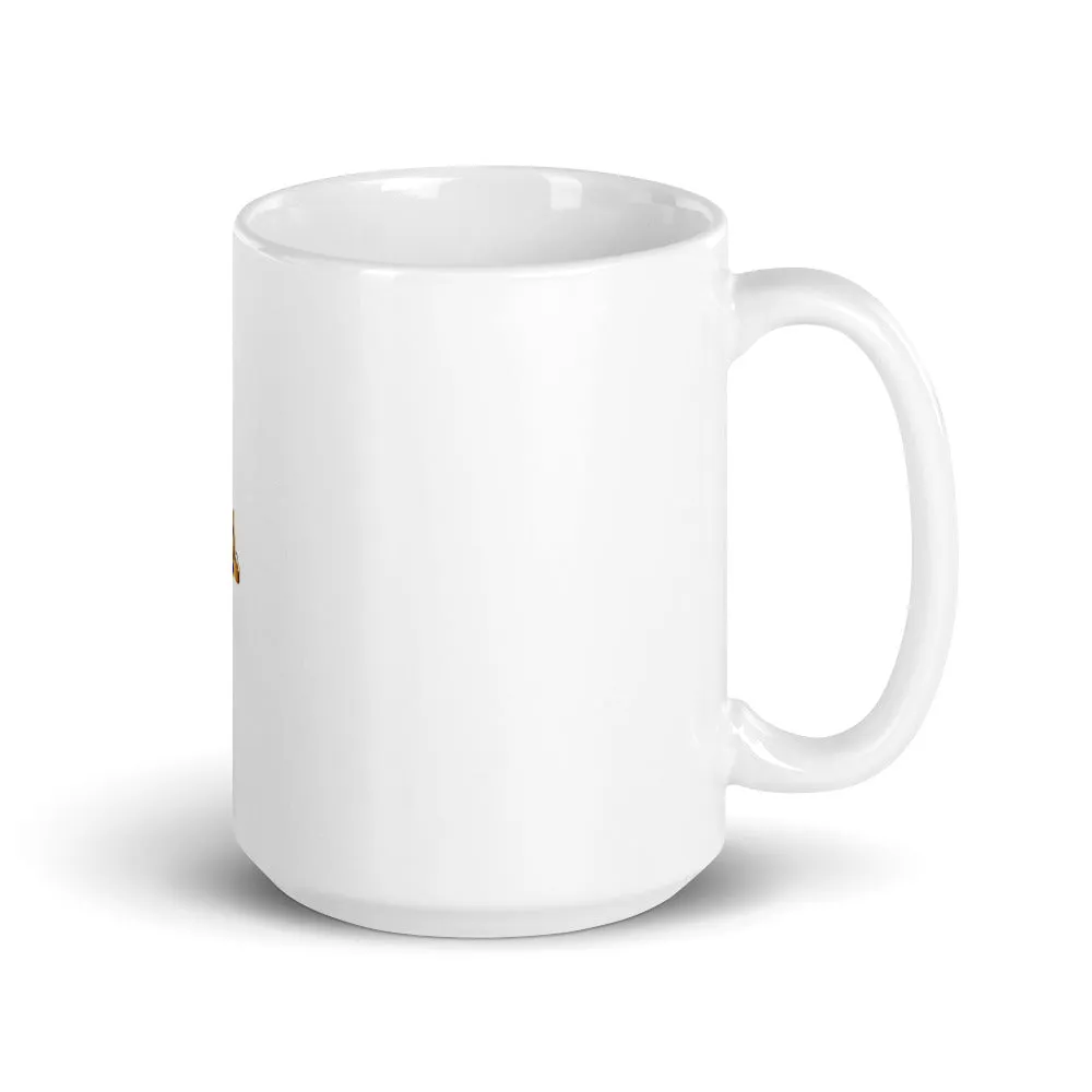 DDU White glossy mug
