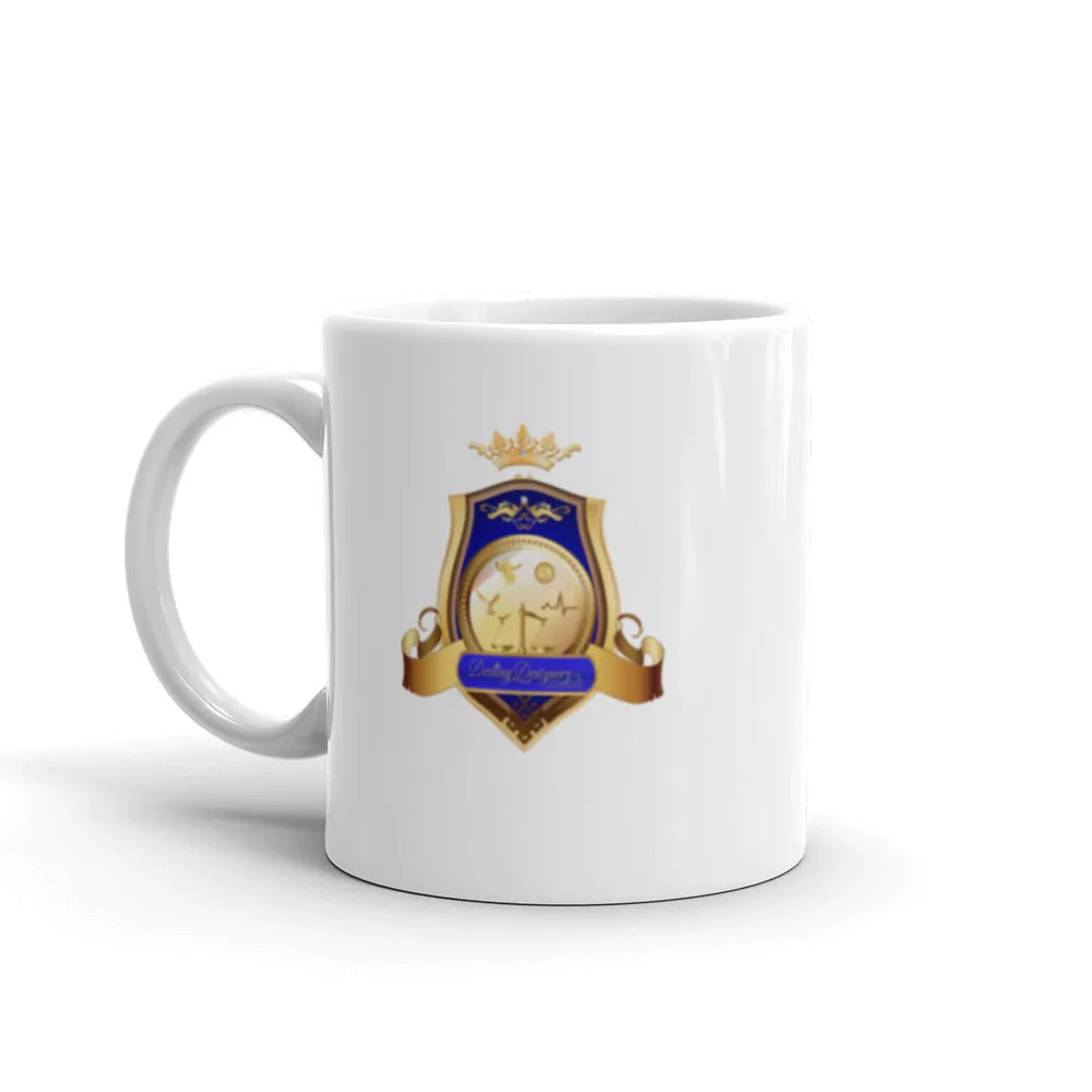 DDU White glossy mug