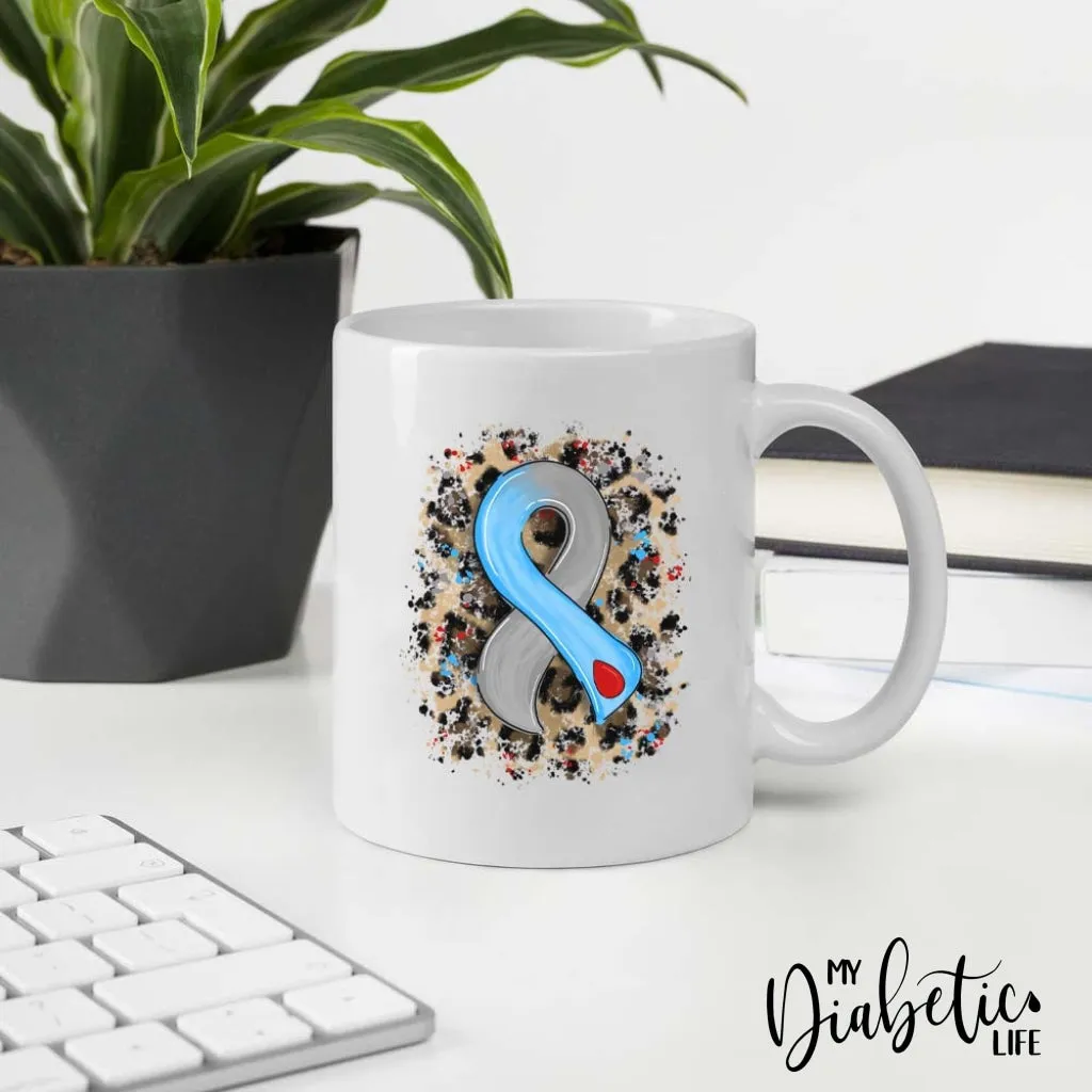 Diabetes Ribbon - Diabetes Awareness Coffee Mug