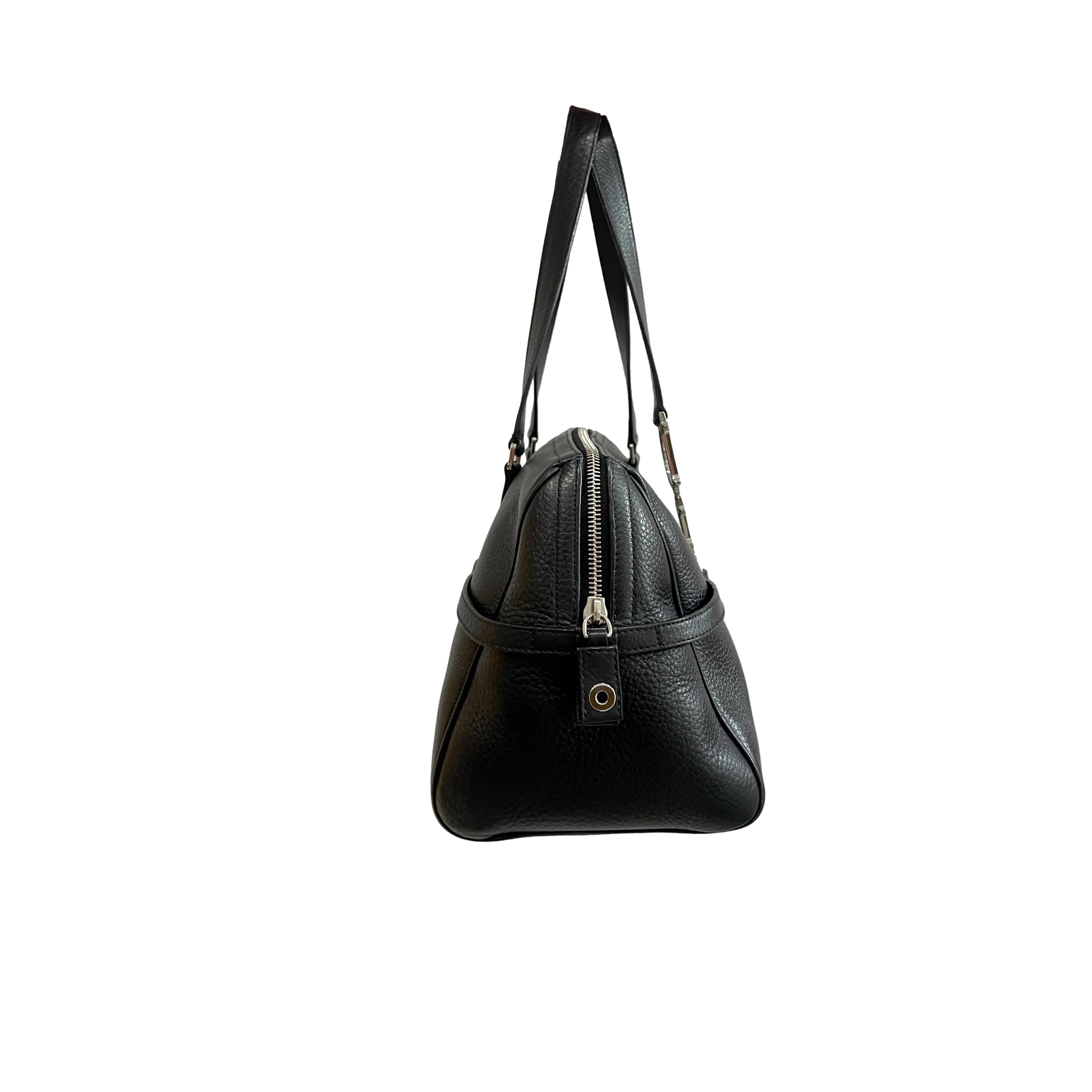 Dior Black Leather Shoulder Bag