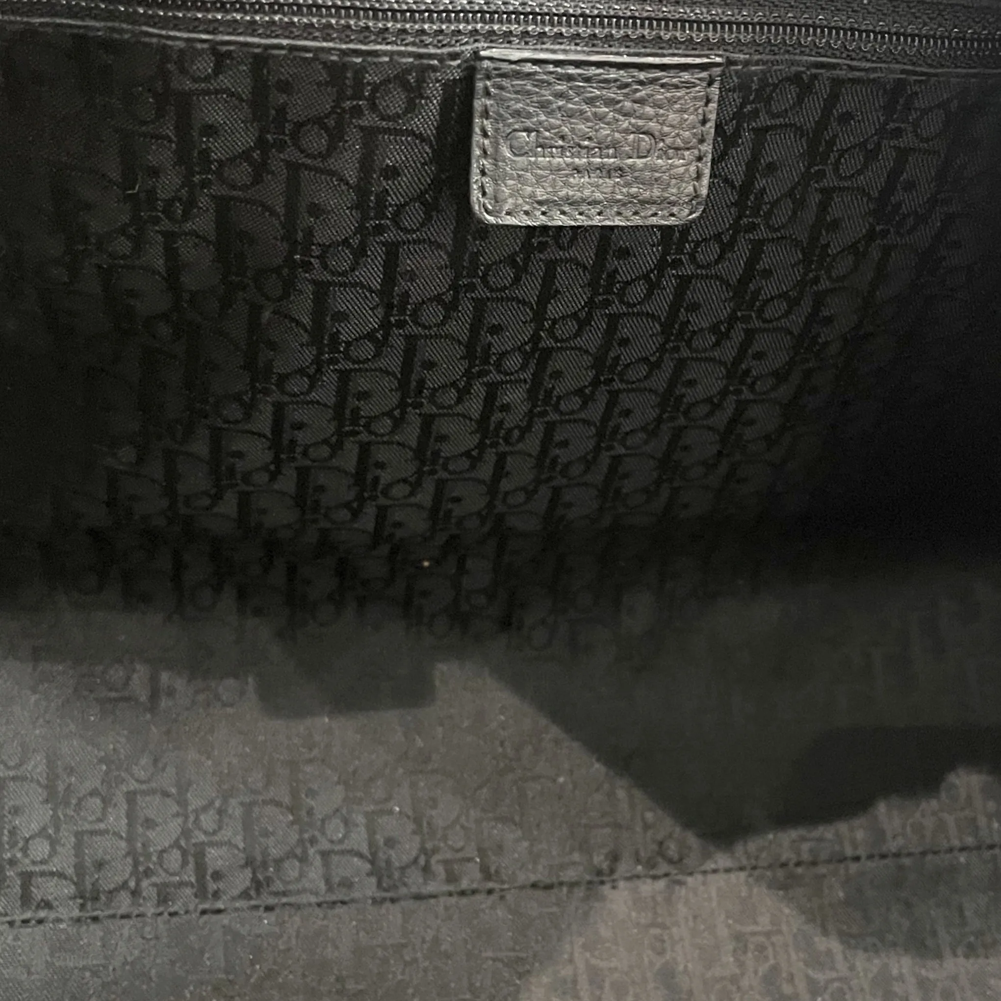 Dior Black Leather Shoulder Bag