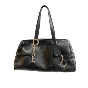 Dior Black Leather Shoulder Bag