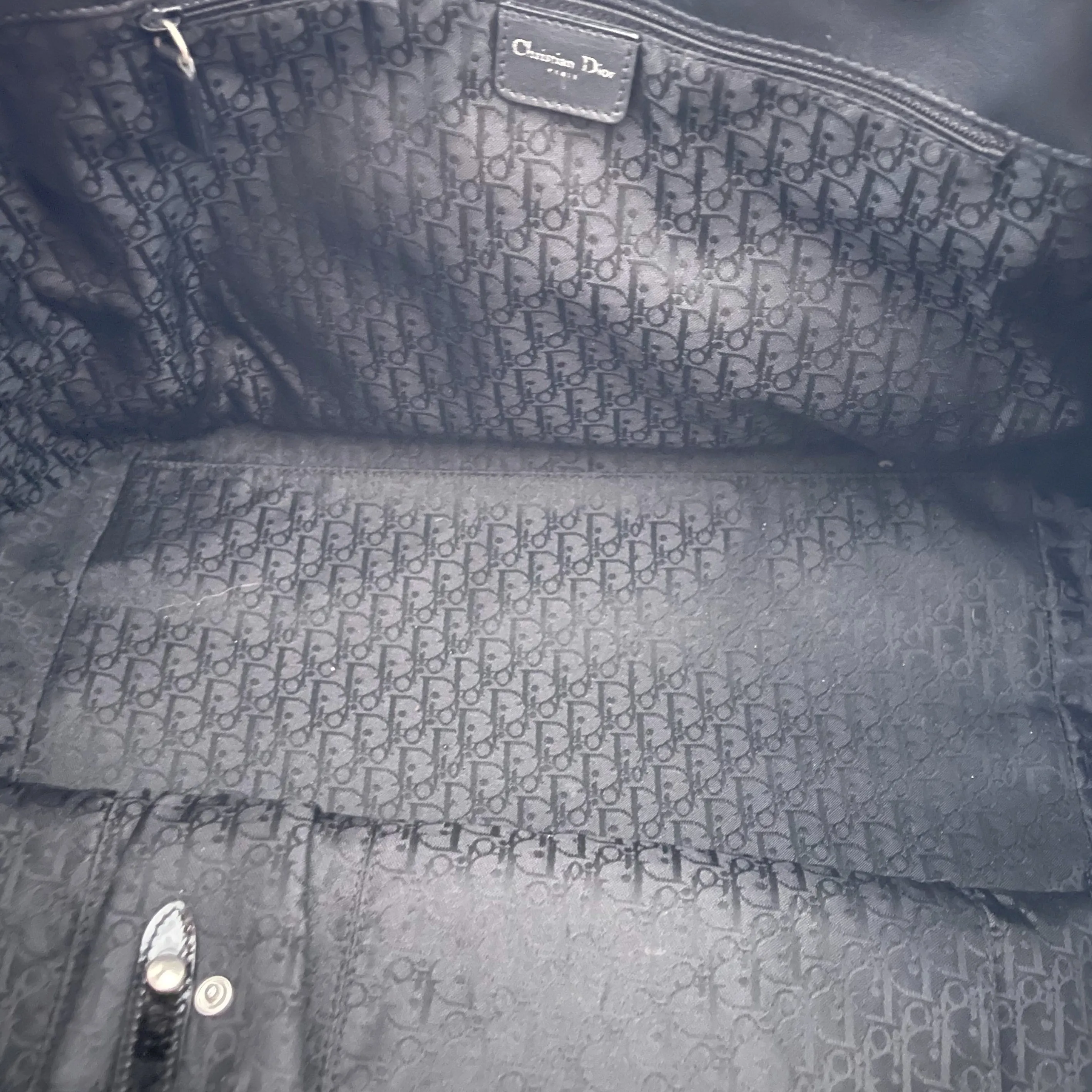 Dior Black Lip Jumbo Tote