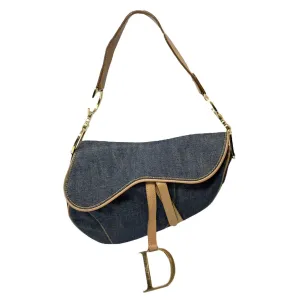 Dior Denim Saddle Bag