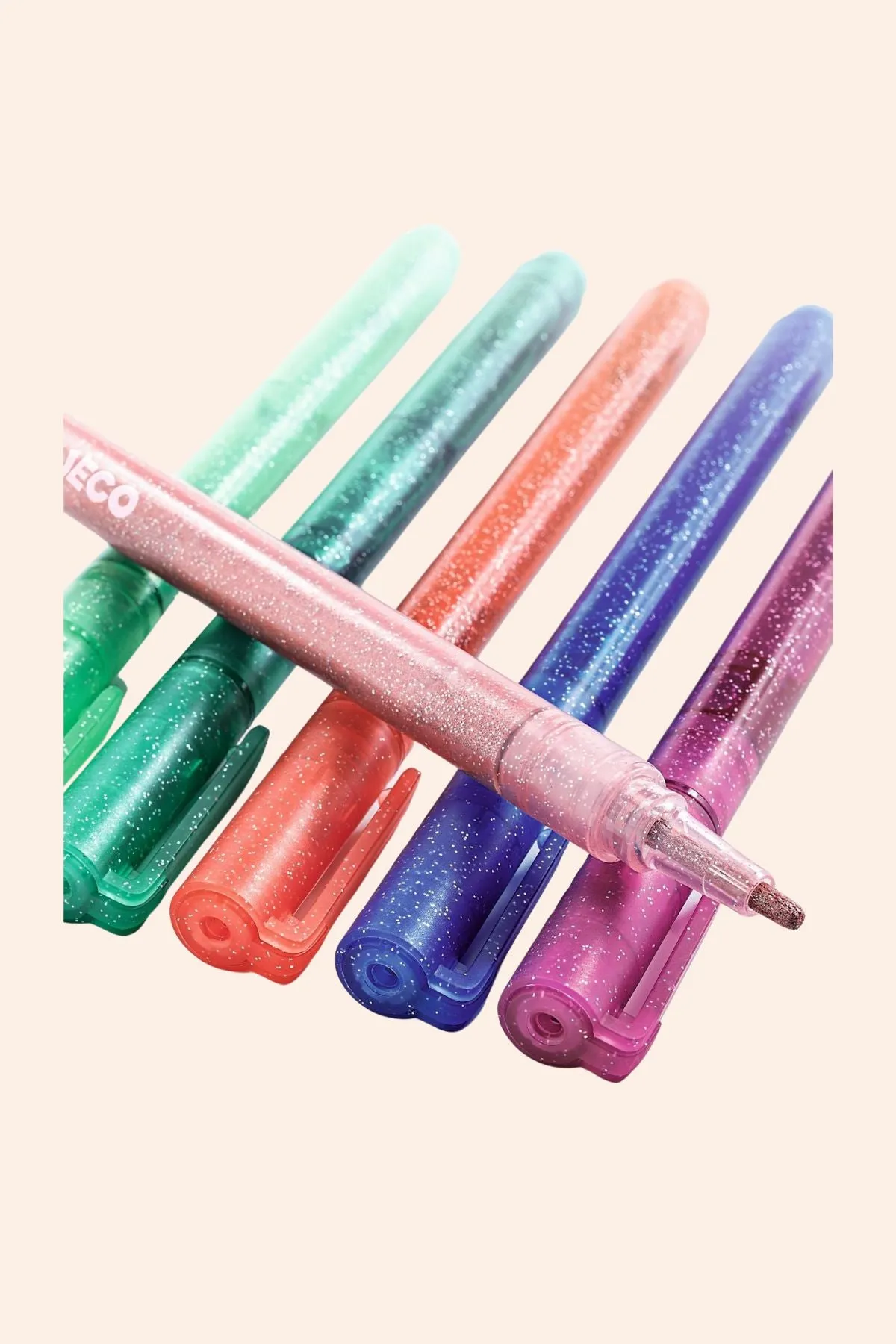 Djeco - 6 Glitter Markers - Sweet