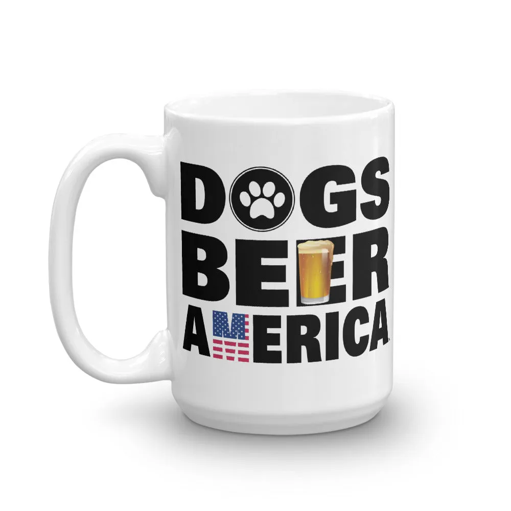 Dogs Beer America Coffee Mug (2 sizes)