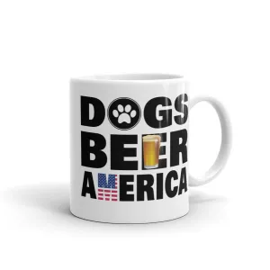 Dogs Beer America Coffee Mug (2 sizes)