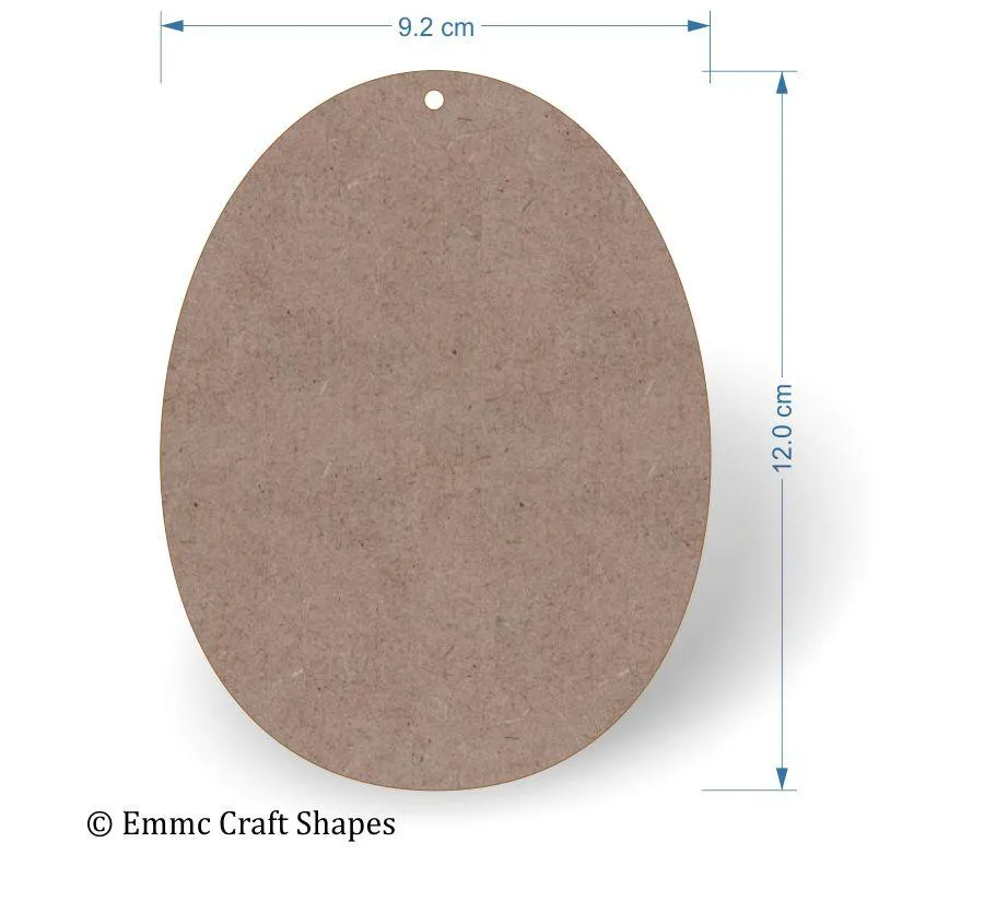 Egg shapes - 2mm MDF