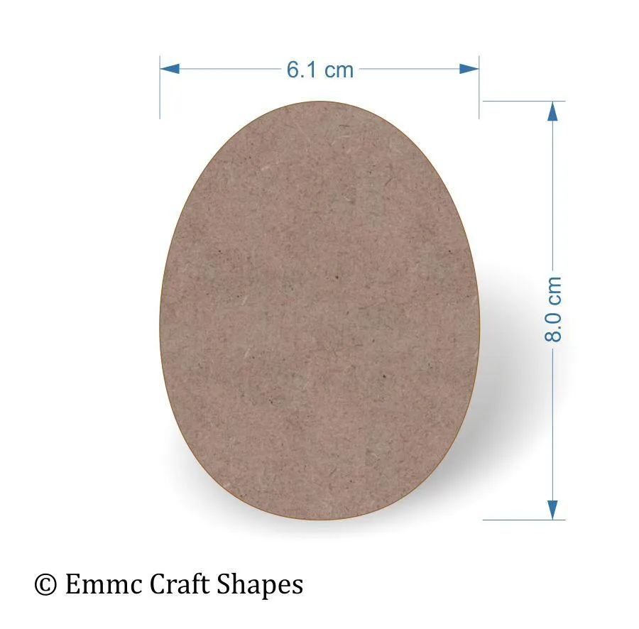 Egg shapes - 2mm MDF