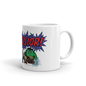Eggcelsior! Egg Superheros Mug