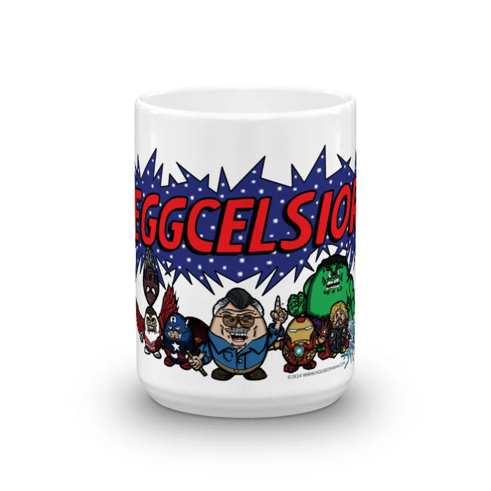 Eggcelsior! Egg Superheros Mug