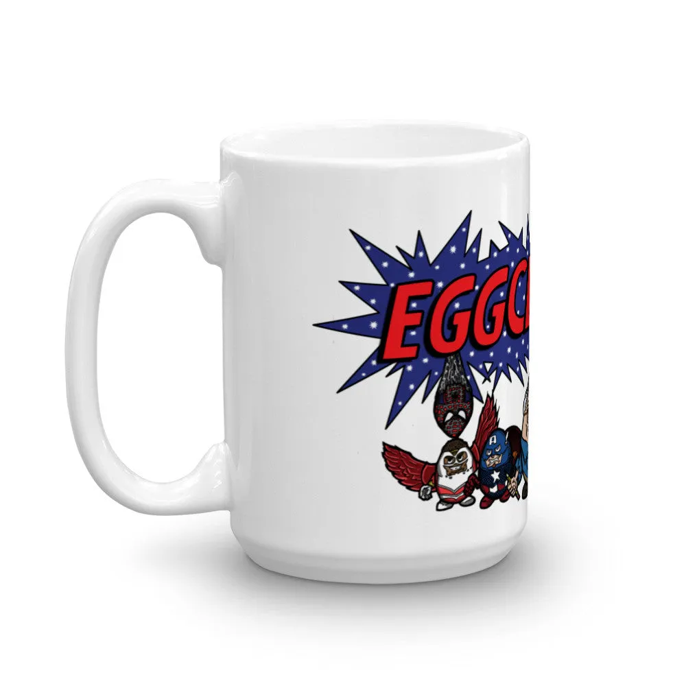 Eggcelsior! Egg Superheros Mug