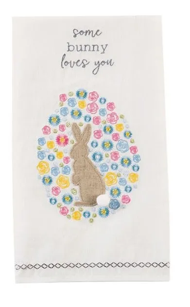 Embroidered Spring Towels