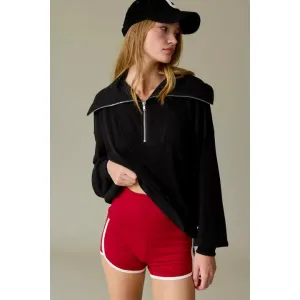 Emilia Soft Rib- Black