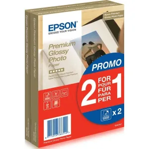 Epson Premium Glossy 10x15cm Photo Paper (2x 40 Sheets)  C13S042167