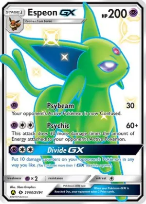 Espeon-GX SV60/94 - Shiny Vault Pokemon Holofoil