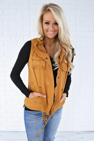 Essential Fall Vest - Mustard