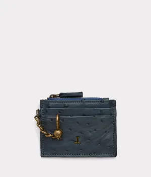 Exotic Keychain Pouch :: Blue Jean