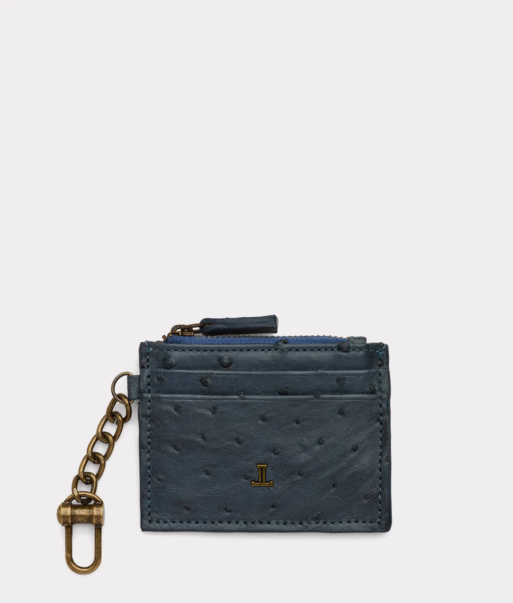 Exotic Keychain Pouch :: Blue Jean